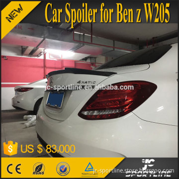 Auto Carbon Fiber W205 Car Spoiler for Mercedes Ben z 2015Up